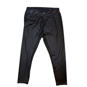 Boohoo Leggings Womens Large Black High Rise Stretch Yoga‎ Pants Athletic New